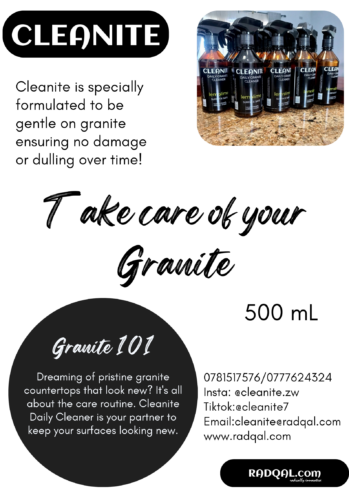 Take care of your granite!